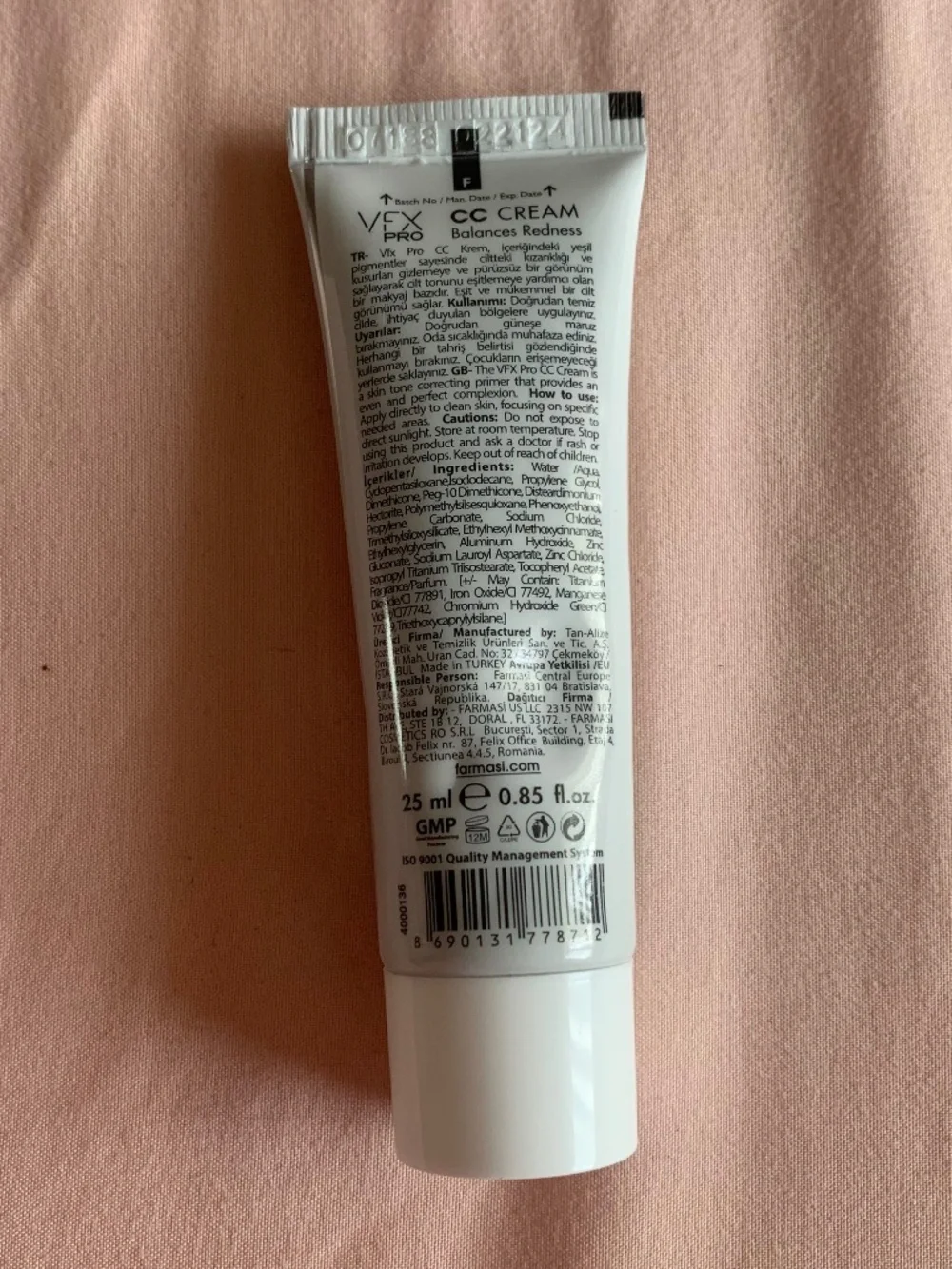 New! Farmasi VFX PRO CC Cream - Green